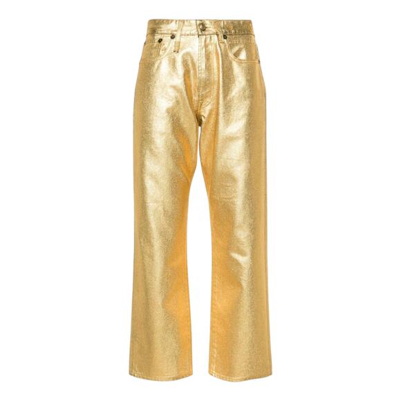 R13 Boyfriend Jean in Gold Indigo 24 - Picture 1 of 15